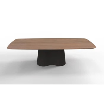 Eettafel Coral bootvormig blad eik natuur Willisau Edition