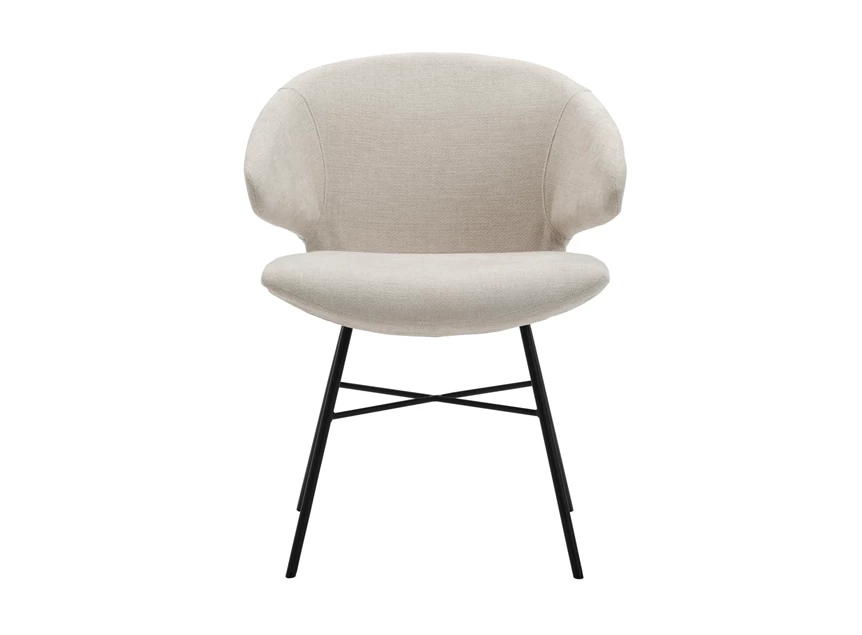 Front Armstoel Morisot X-base stof Easy Care Flax Joli