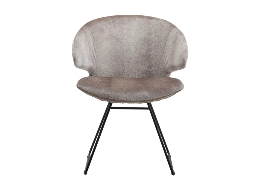 Front Armstoel Morisot Sled Base stof Velvet Beige Joli