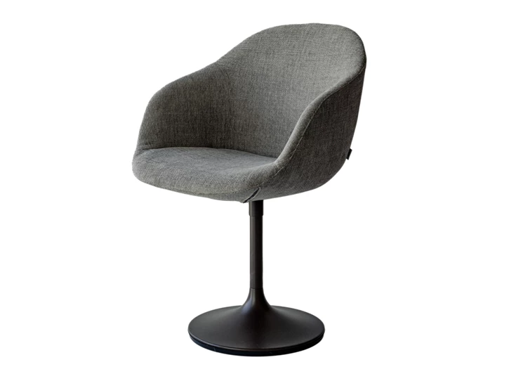 Armstoel Nido stof Easy Care Stone Central Base Joli