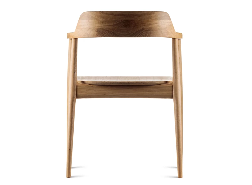 Achterkant Armstoel Motti Wood massief hout eik naturel Estetica Home