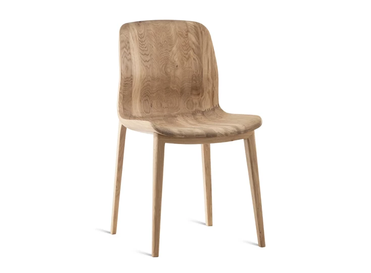 Eetkamerstoel Calma Wood massief hout eik natuur Estetica Home