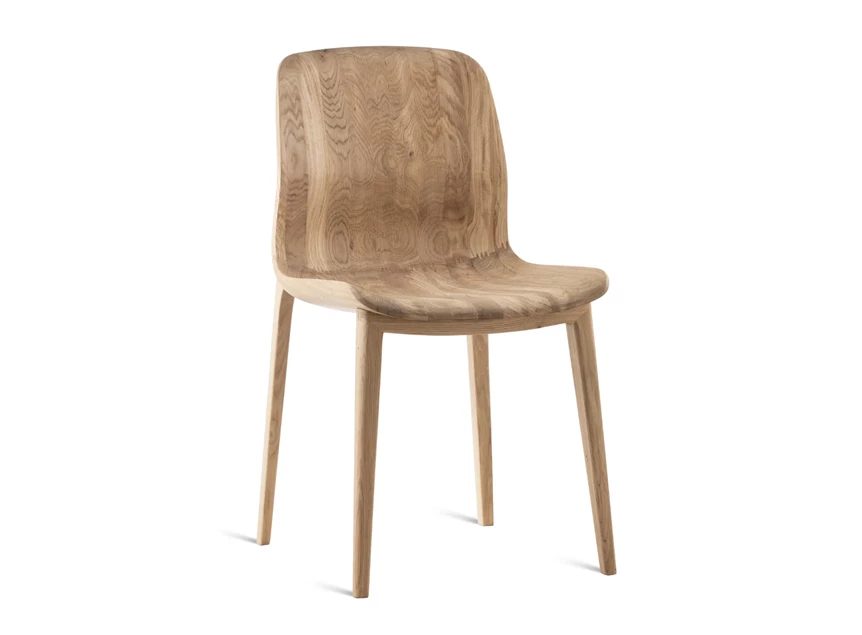 Eetkamerstoel Calma Wood massief hout eik natuur Estetica Home