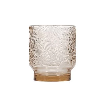 Glas 30cl amber Flora