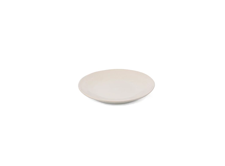 Plat bord 21,5cm beige Rocca voorkant