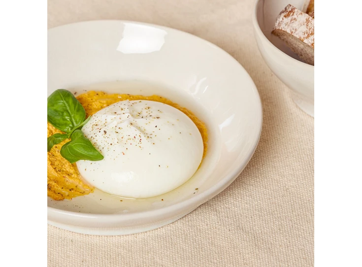 Kom 21,5xH4,5cm beige Rocca sfeerfoto