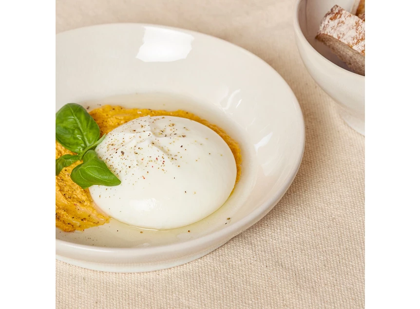 Kom 21,5xH4,5cm beige Rocca sfeerfoto