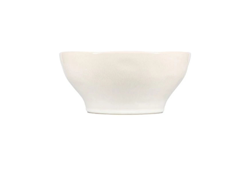 Kom 23,5xH10,5cm beige Rocca zijkant