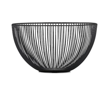 Draadmand 25,5xH14,5cm zwart Scala