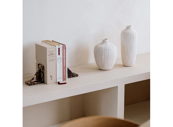 Vaas 20xH26,5cm beige Avo sfeerfoto