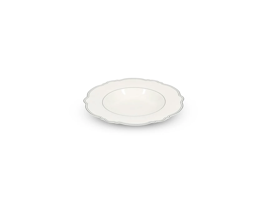 Diep bord 23.5/14xh3.5cm Odette-set/2