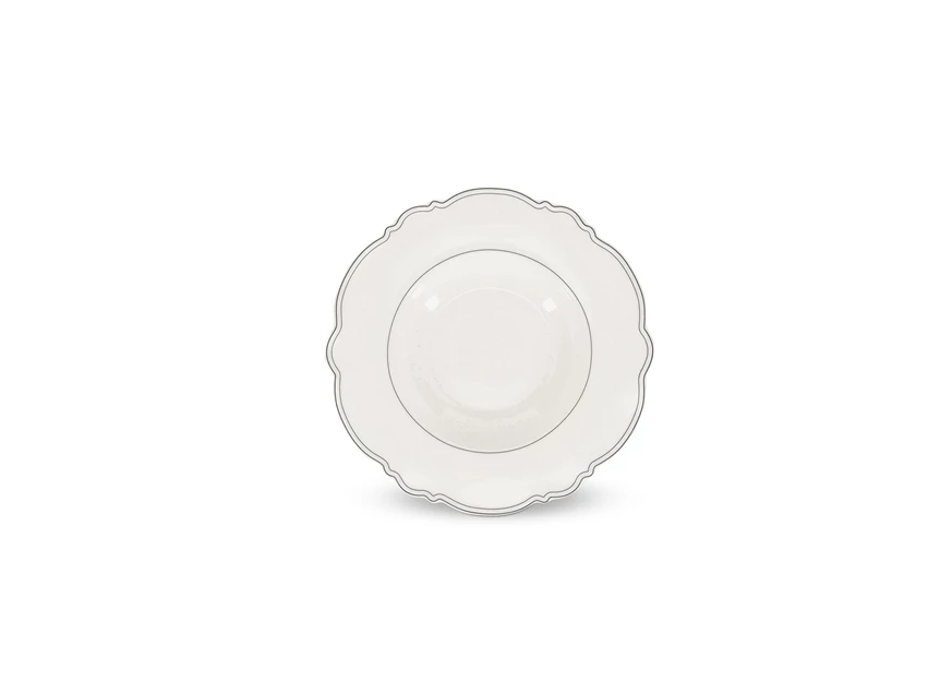 Diep bord 23.5/14xh3.5cm Odette-set/2 boven aanzicht