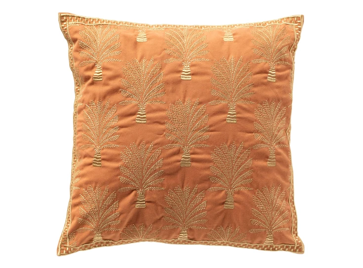 cycas sierkussen 45x45 carnelian