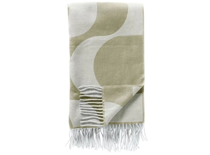 plaid swirl 140x180 sage green