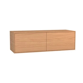 Tvmeubel Izola TV2 hangend fineer hout eik natuur Theuns