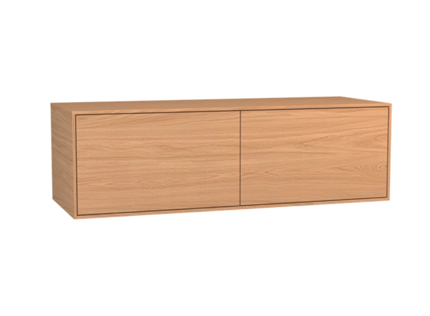 Tvmeubel Izola TV2 hangend fineer hout eik natuur Theuns