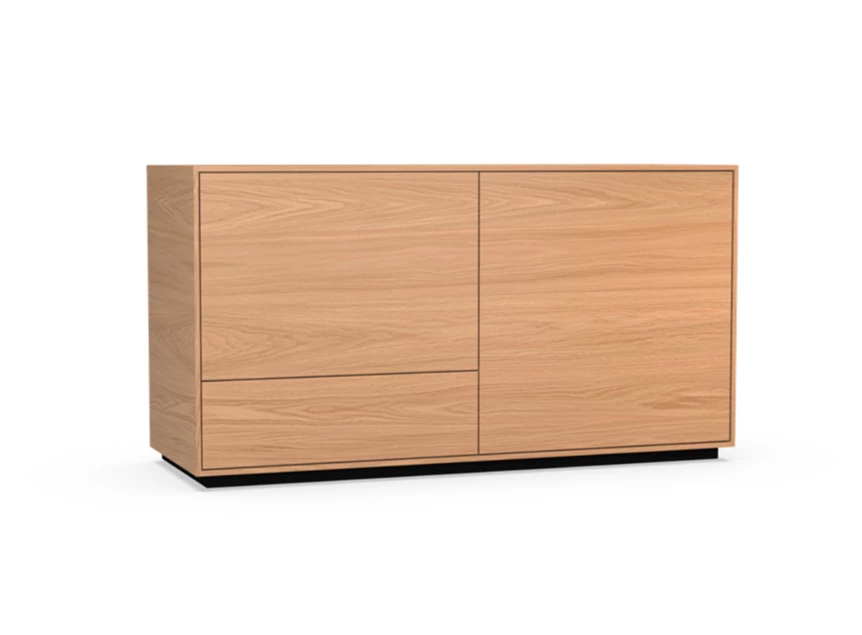 Dressoir Izola D2 staand op sokkel fineer hout eik natuur Theuns