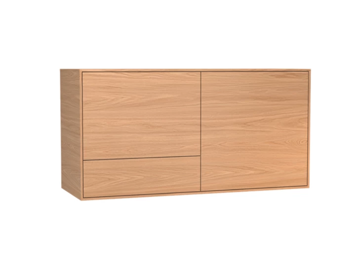 Dressoir Izola D2 hangend fineer hout eik natuur Theuns