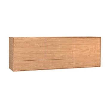 Dressoir Izola D3 hangend fineer hout eik natuur Theuns