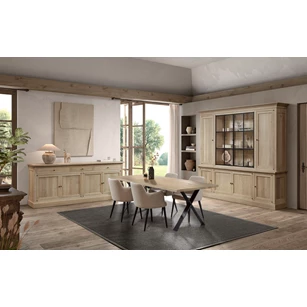 Eetkamer Solid eik white wash Michel Denolf