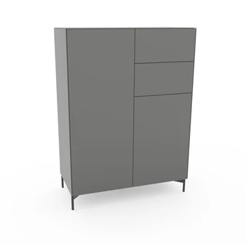 Barkast Side mat glas graphite poot Edge Spectral