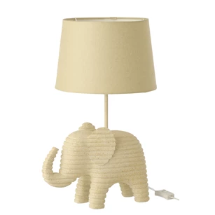 Tafellamp Gestreept Polyresin Beige