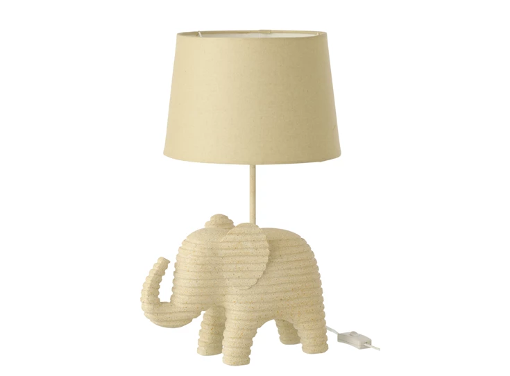Tafellamp Gestreept Polyresin Beige