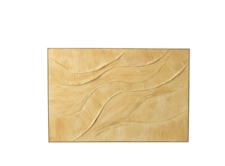 schilderij miel acryl goudkleurig