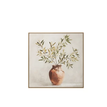 Schilderij Olive Branch Acryl Meerkleurig