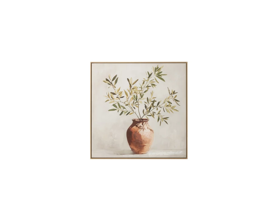 Schilderij Olive Branch Acryl Meerkleurig