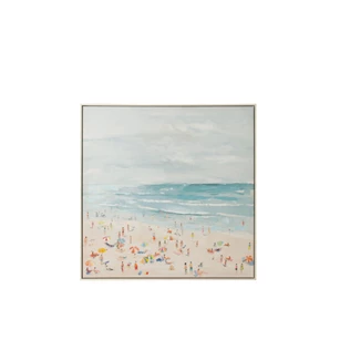 Schilderij Beach Acryl Meerkleurig