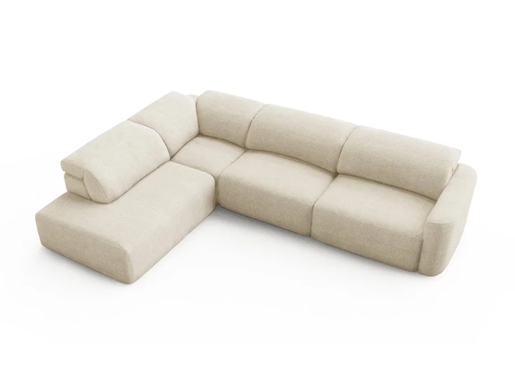 Bovenkant Hoeksalon Yute open eiland stof Temasdos