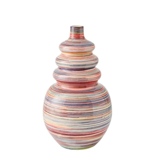 Vloervaas keramiek multi