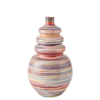 Vloervaas keramiek multi