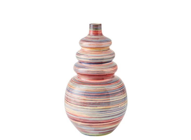 Vloervaas keramiek multi