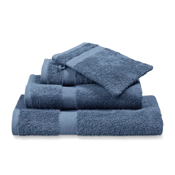 BAPA19101 Vandyck prestige plain new guest towel 60x40cm vintage blue