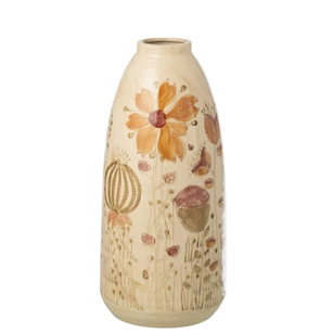 Vaas vintage steedgoed meerkleurig L