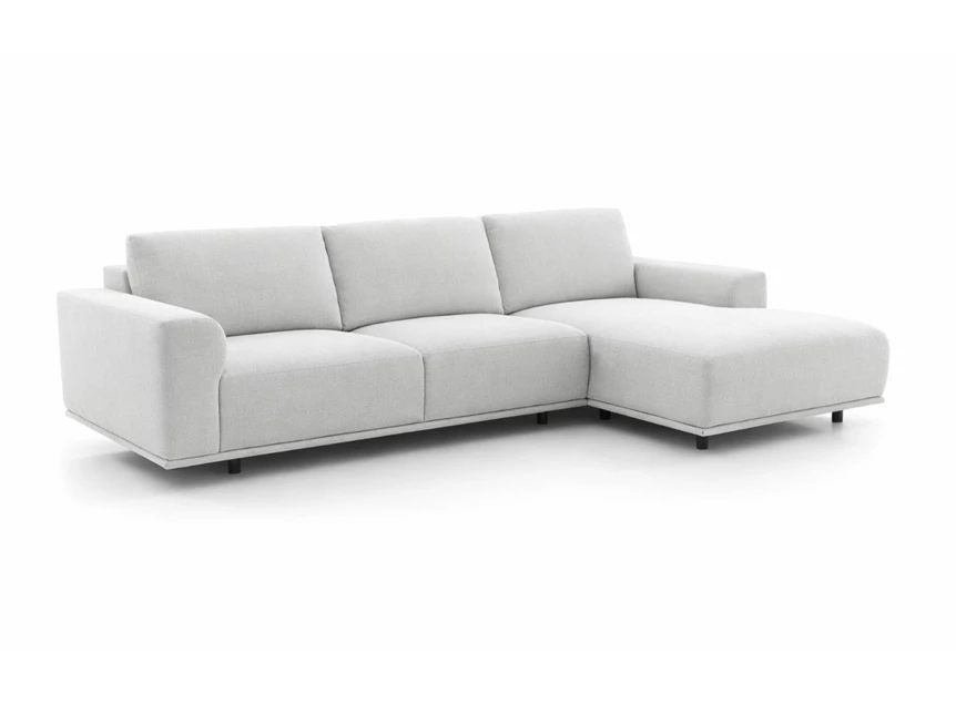 Salon Feline met longchair stof wit Moome by Indera