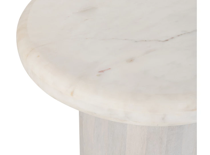 Bovenkant Console marmer gebroken wit 60877