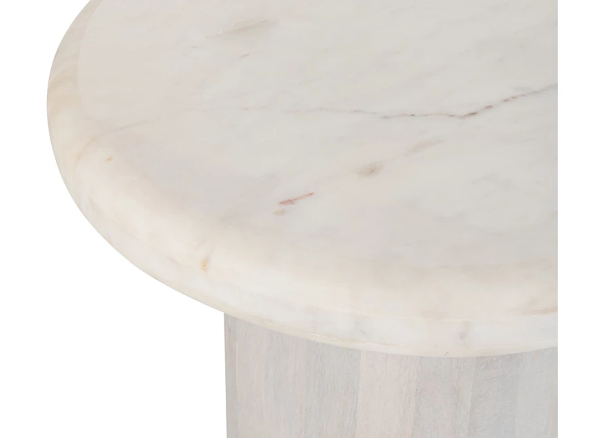 Bovenkant Console marmer gebroken wit 60877