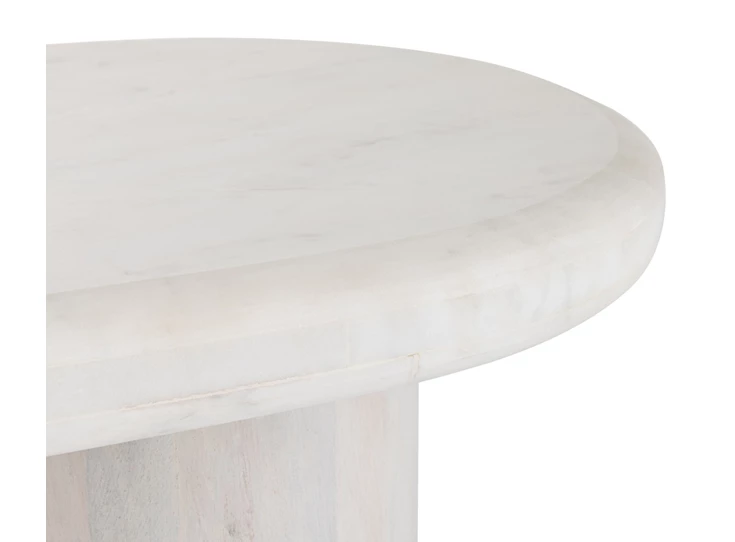 Bladrand Console marmer gebroken wit 60877