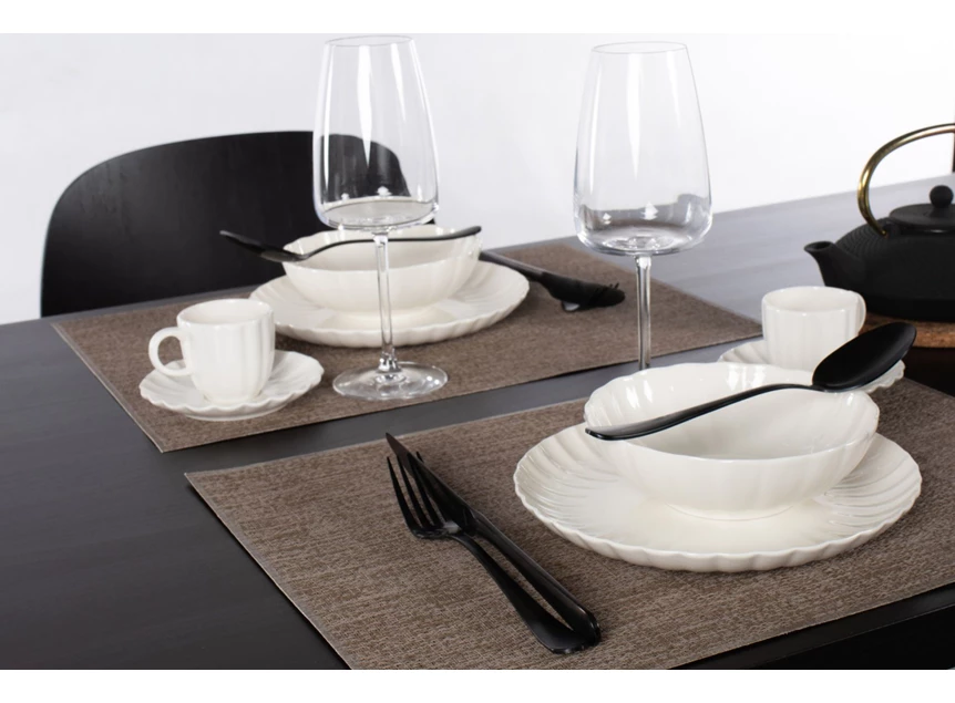 placemat purus cappucino 33x45 sfeerfoto