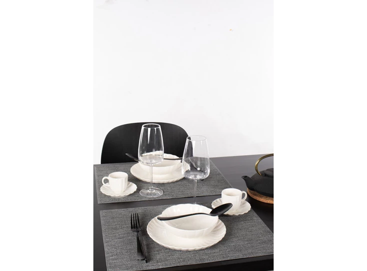 placemat purus donkergrijs 33x45 sfeerfoto