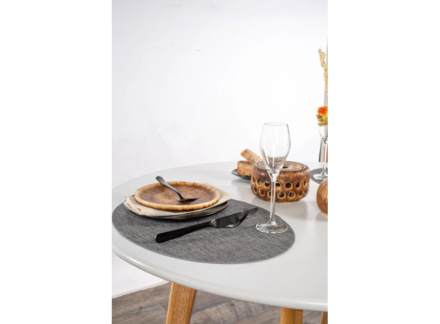 placemat purus donkergrijs 33x46 sfeerfoto