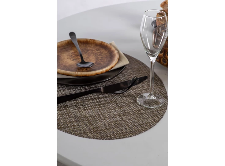 Placemat Purus mokka 33x45 sfeerfoto