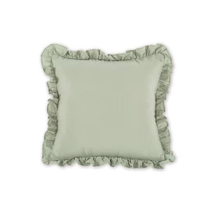 ruffle edge kussen abby groene thee
