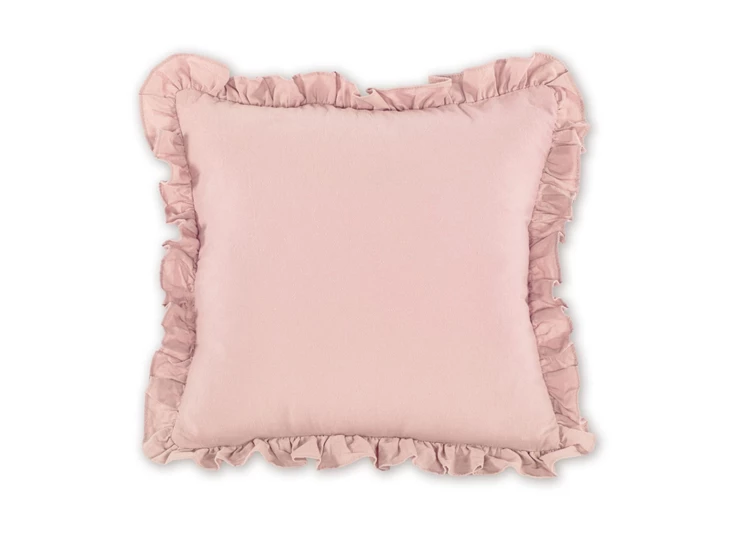 ruffle edge kussen abby pink