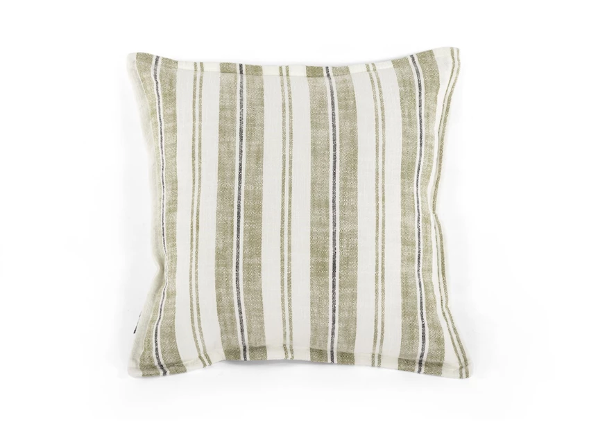 streep kussen indira groen