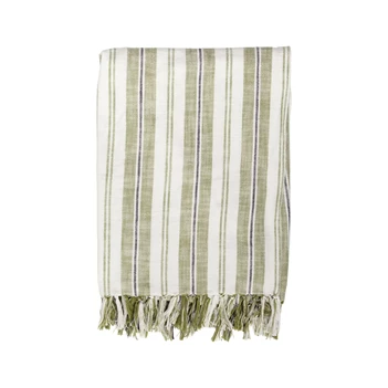 gestreepte plaid indira groen