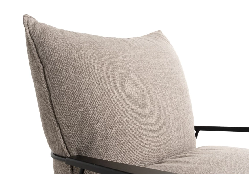 Rugleuning Schommelstoel Fluffy stof beige D073110B Designwerk